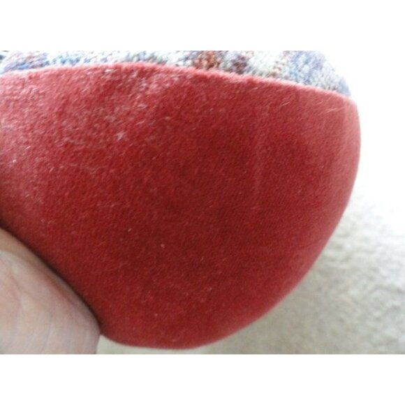 Vintage Handmade Tweed Plaid Duck Mallard Willow Brown Burnt Orange Fabric - Picture 8 of 9